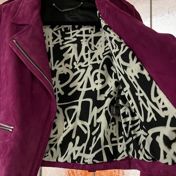 Barbara Bui pink suede jacket - size 38 - Picture 2 of 6